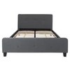 Flash Furniture Platform Bed, Tribeca, Queen, Dark Gray HG-31-GG